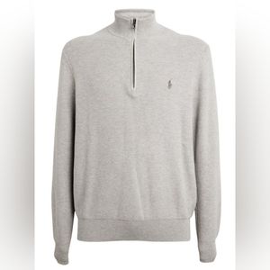 Polo Ralph Lauren Pima Cotton Half-Zip Sweater Sz. Large